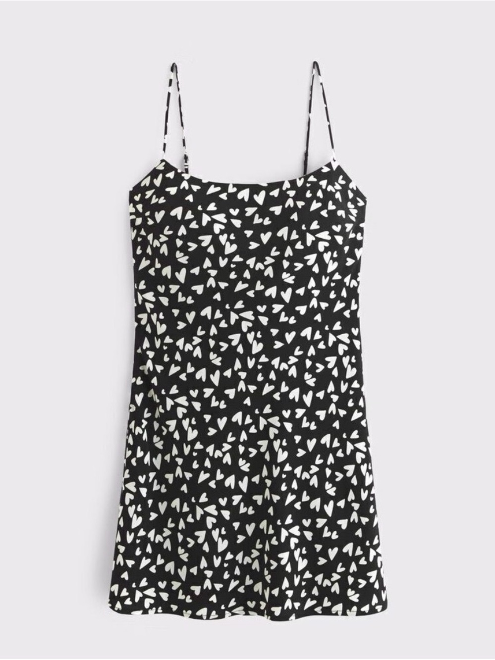 Abercrombie & Fitch Julia Heart Print Slip Dress